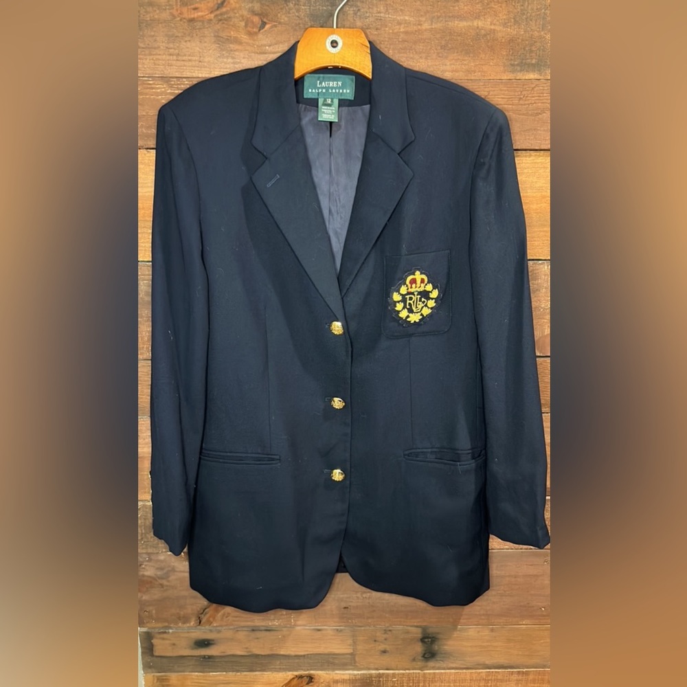 Vintage Lauren Ralph Lauren Navy Blazer